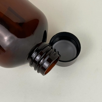 300 500 Botella de bomba de loción para lavado corporal líquido 16 oz Botellas de champú de plástico de mascotas blancas claras