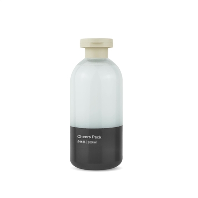 Botella de champú de color personalizada PET 200 ml 300 ml 500 ml Botella de champú para exprimir