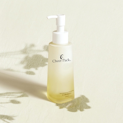 Ambar congelado redondo personalizado 150 ml Desinfectante para la piel Shampoo corporal Loción Contenedores de plástico Bottle de ducha de bomba