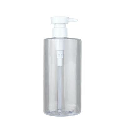 Nuevo diseño envases cosméticos 150ml/500ml Envases para el cuidado de la piel Botella de PET de gradiente blanco con bomba de loción