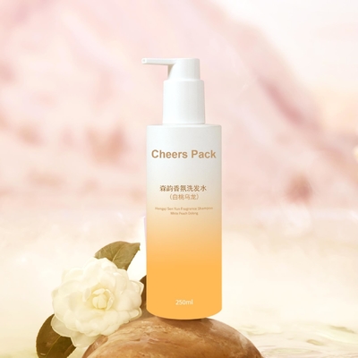 250ml de moda PET colorido de baño de champú botella con bomba a prueba de agua Dispenser para acondicionador de cabello