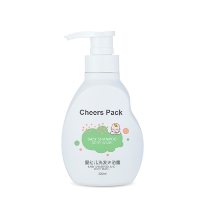 Botella de espuma de plástico de 350 ml para cosméticos Botella de espuma de bomba de plástico de lujo