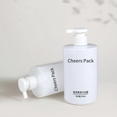 Logotipo personalizado Cosméticos Embalaje Botellas de loción 210ml 350ml 500ml Envases para el cuidado de la piel Botellas de loción