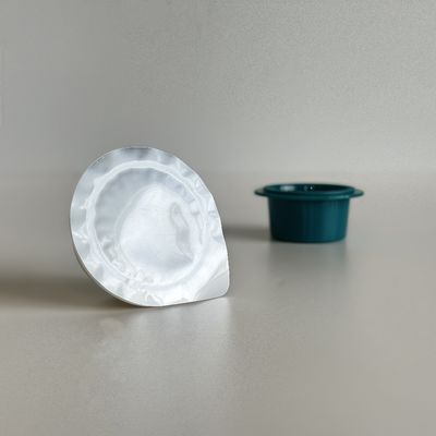 10 ml de tazas de plástico PP con logotipo personalizado para cremas cosméticas con tapa de papel de aluminio