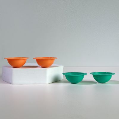 Vaso de gelatina hemisférico de PP de 10 ml para cosméticos personalizable