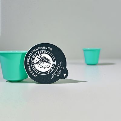 Vasos desechables de plástico PP de 10 ml con tapas de papel de aluminio