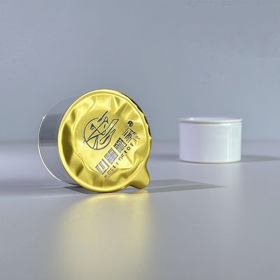 Vaso de plástico PP PS de 40 ml con tapa de papel de aluminio para envasado de alimentos