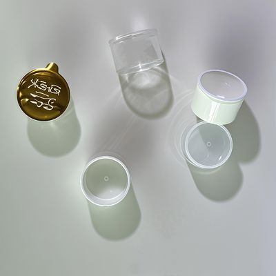 Vaso de plástico PP PS de 40 ml con tapa de papel de aluminio para envasado de alimentos