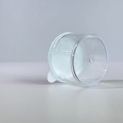 Vaso de plástico PP PS de 40 ml con tapa de papel de aluminio para envasado de alimentos