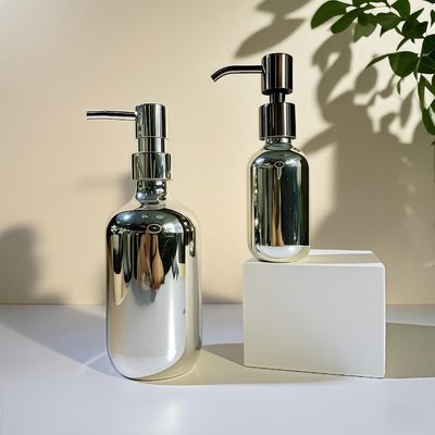 Botella PET de lujo con capacidad de 100 ml y forma de bomba para cuidado capilar, cuidado de la piel, sérum, champú, gel de baño y crema facial