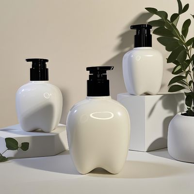 Botella de plástico de 100-250 ml con bomba de presión para lavado de manos Loción para el cabello Desinfectante de manos Logotipo personalizable