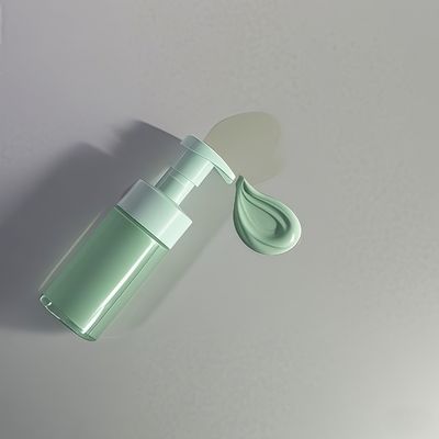 Botella cosmética de plástico de 100 ml, 120 ml y 160 ml, botella de PET para champú, loción, gel de baño con bomba de presión y color personalizado