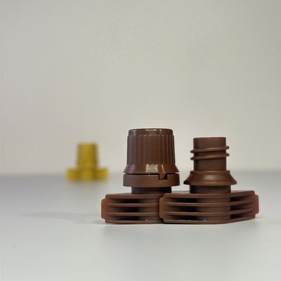 Portable and Durable 9.6mm PE Plastic Screw Cap with Flip Top Spout Lids Food Grade for Spouted Pouch Packaging