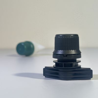 Tapa de boquilla portátil y duradera de plástico PE de grado alimenticio de 15 mm para envases de champú, bolsas con boquilla, borde seguro