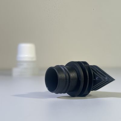 Tapa de boquilla portátil y duradera de plástico PE de grado alimenticio de 15 mm para envases de champú, bolsas con boquilla, borde seguro