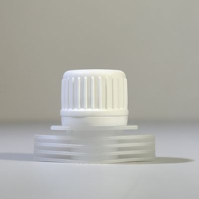 Tapa de rosca de plástico PE de 16 mm portátil y duradera con tapas de boquilla abatibles, borde seguro para alimentos para envases flexibles de bebidas