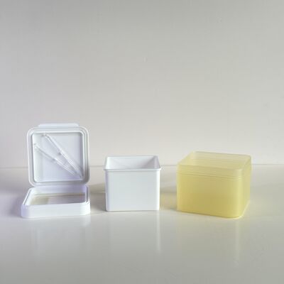 Pedido a granel de frascos de plástico para cuidado de la piel con forro de algodón de 100 hojas y forro de PP extraíble de grado alimenticio para marcas de cosméticos/OEM