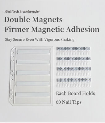 Tabla de visualización de arte de uñas magnética acrílica desmontable Colores de gradiente 120/180/240 Tons para herramientas de plástico Gel de uñas Suministros de uñas