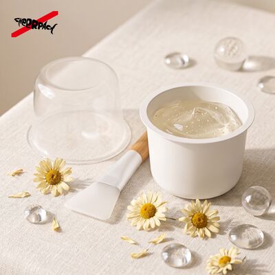 Cuenco de mezcla de belleza de tres piezas Conjunto de herramientas empaquetado de forma independiente Máscara facial Cuenco de mezcla de palillo Cuchara