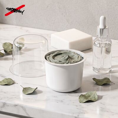 Cuenco de mezcla de belleza de tres piezas Conjunto de herramientas empaquetado de forma independiente Máscara facial Cuenco de mezcla de palillo Cuchara