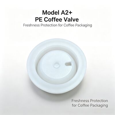 Válvula de ventilación unidireccional para bolsas de café envasado flexible