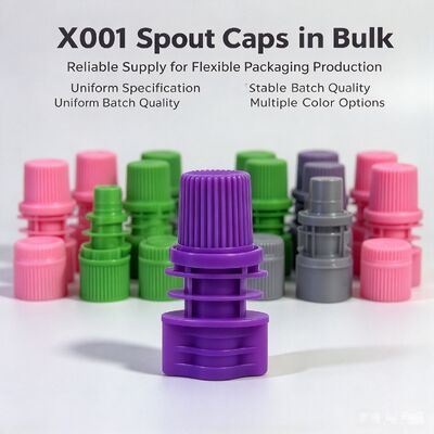 8.6mm Dia Interior PE Plastic Cap de tornillo Portátil y duradera tapas de chorro para bolsas de chorro