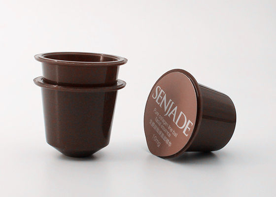 BPA liberan el tipo vacío cápsulas del vaso de metal de la vaina del café para Nespresso/el entusiasmo en la capacidad 7g