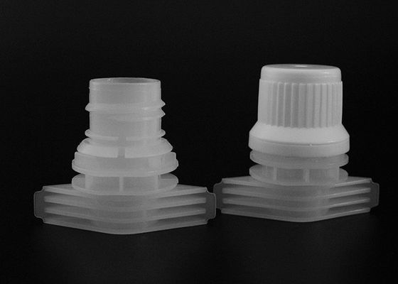 El plástico de los PP PE del plastificante del diámetro 15m m no vierte los casquillos del canalón para la bolsa de los alimentos para niños