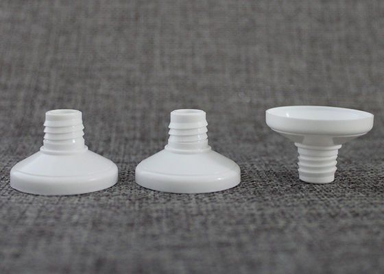 Cabeza plástica blanca del tubo en la categoría alimenticia del PE para el diseño personalizado tubo laminado comida