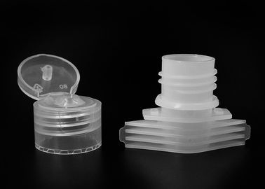 Boca plástica con tirón - casquillo superior del canalón del tirón del diámetro 16m m para la bolsa del gel del 75% que se lava Achohol